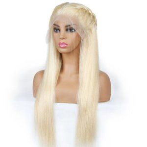 24" 100% Human Hair Blonde TRANSPARENT Lac…